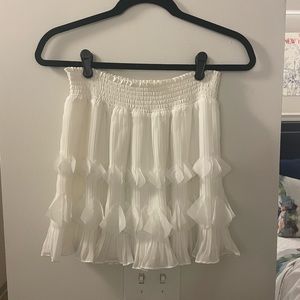 Ramy Brook white skirt